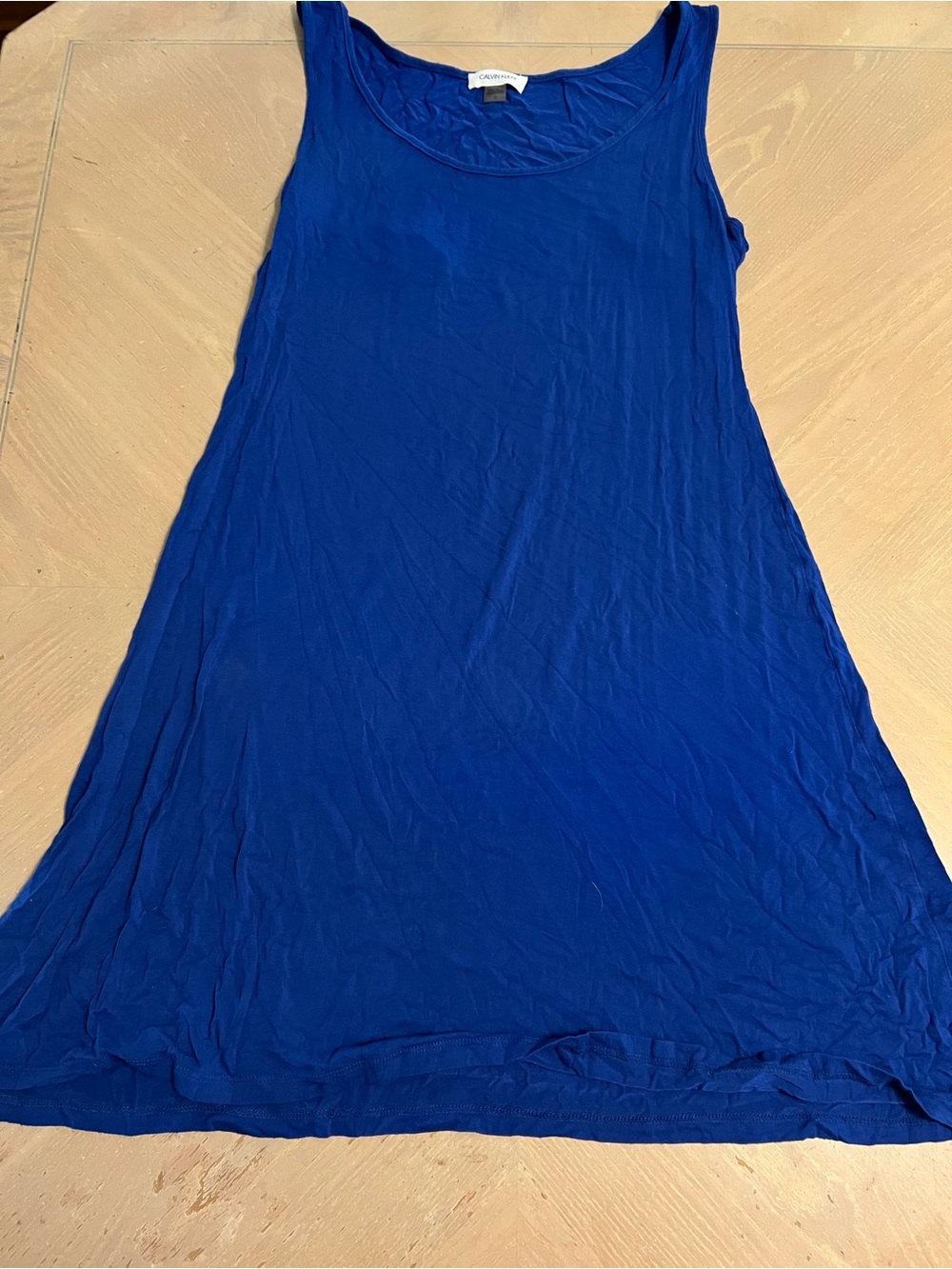 Calvin Klein Cobalt Sleeveless Mini Dress